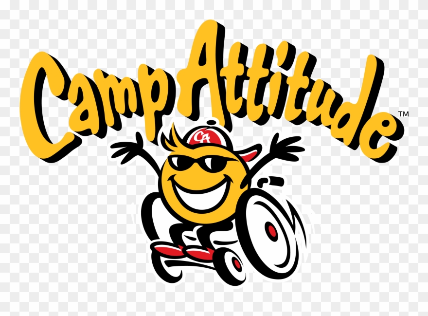 9a Camp Attitude Arched Type With Mascot - Camp Attitude Clipart