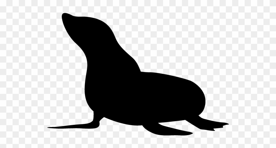 Seal - Silhouette - Animals Illustration Clipart