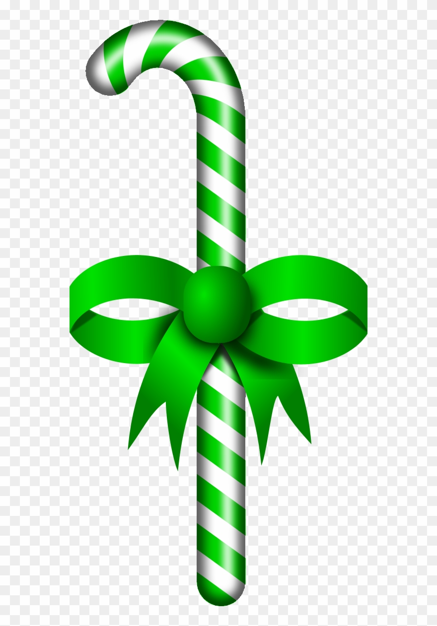Candy Stick Red Ribbon - Purple And Red Candy Canes Clipart