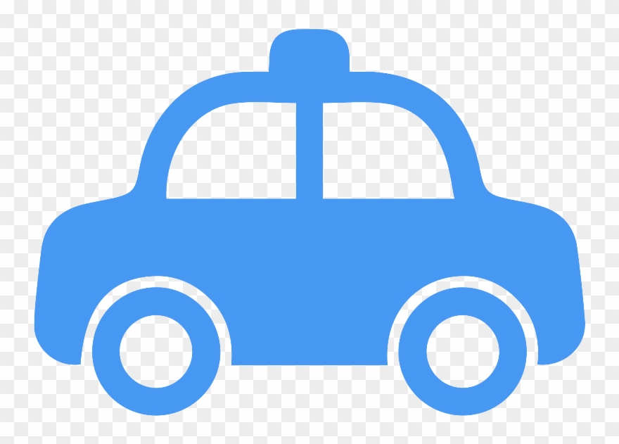 Add-on Options - Black And White Taxi Cab Clipart - Png Download
