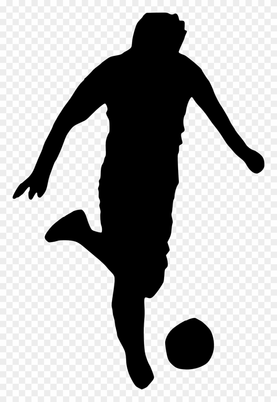 Football Player Silhouette Png - Portable Network Graphics Clipart