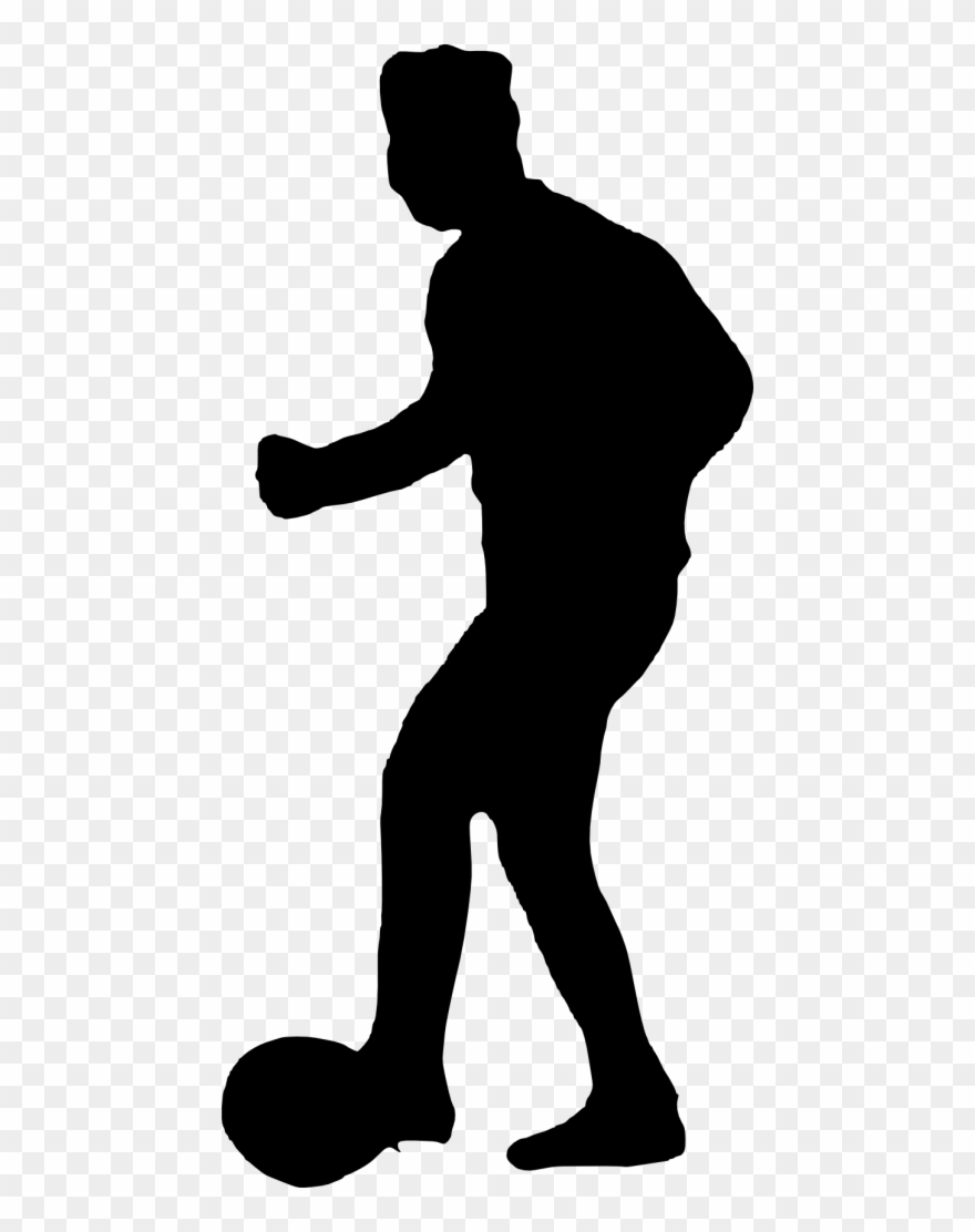Free Png Football Player Silhouette Png Images Transparent - Football Player Clipart
