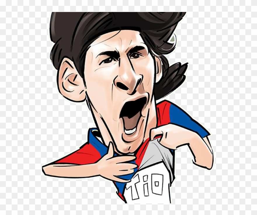 Leo Messi - Lionel Messi Cartoon Clipart
