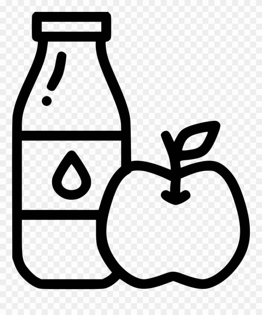 Fitness Diet Exercise Food Milk Apple Svg - Food Clipart