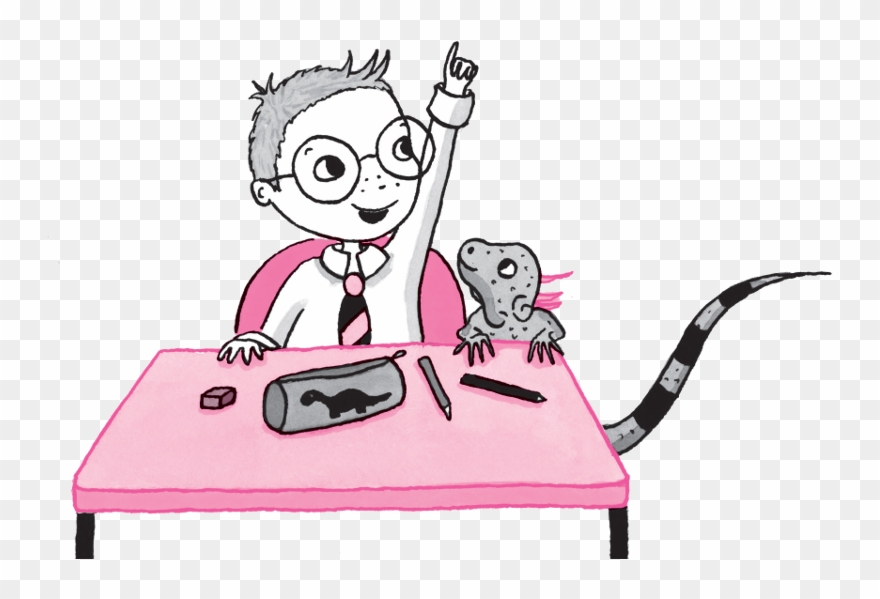 Bruno From Isadora Moon Asking A Question Small Clipart