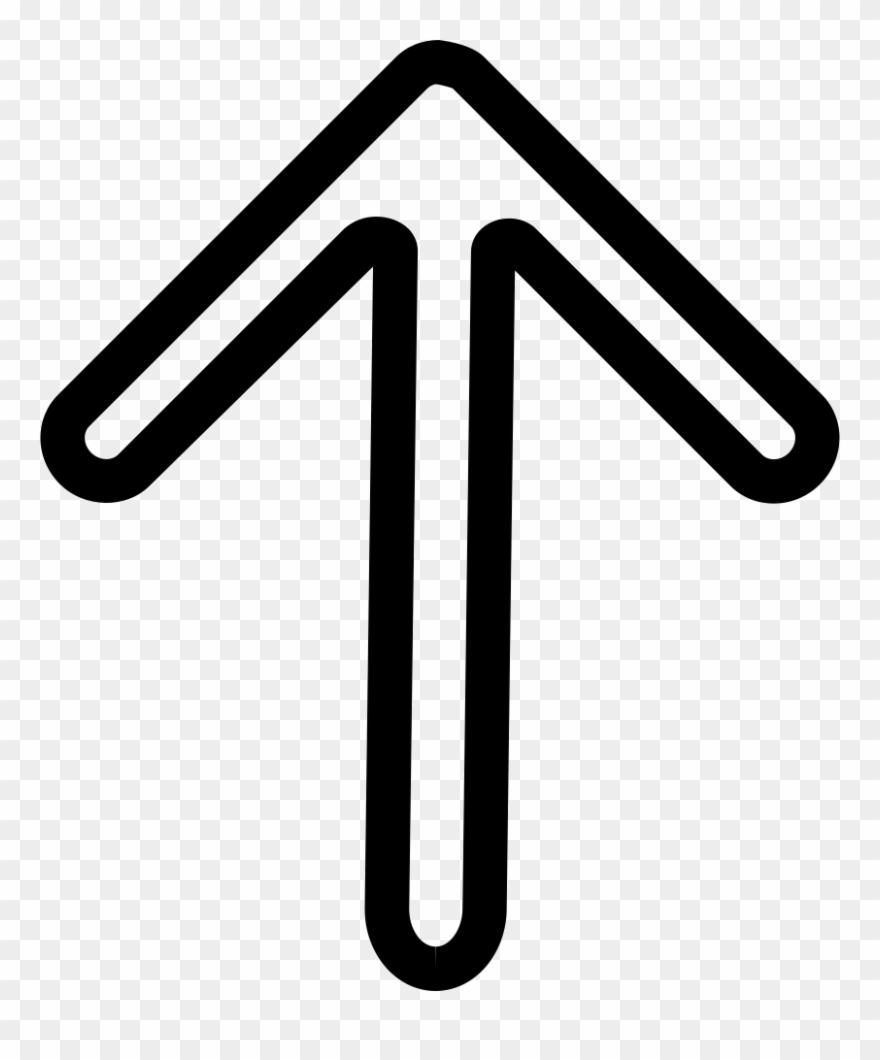 Up Arrow Outline Comments - Icon Clipart