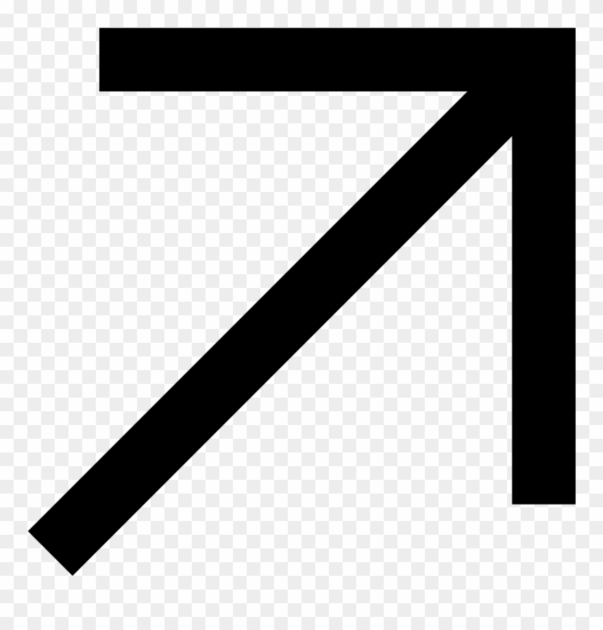 It's An Arrow Pointing Straight Up And Angled To The Clipart