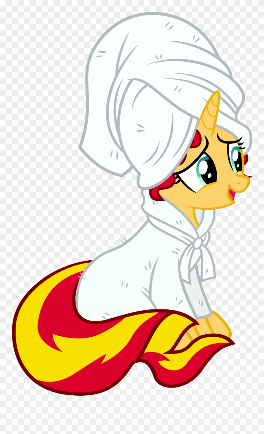 Daydreaming Clipart Distracted Student - My Little Pony Sunset Shimmer Seapony - Png Download