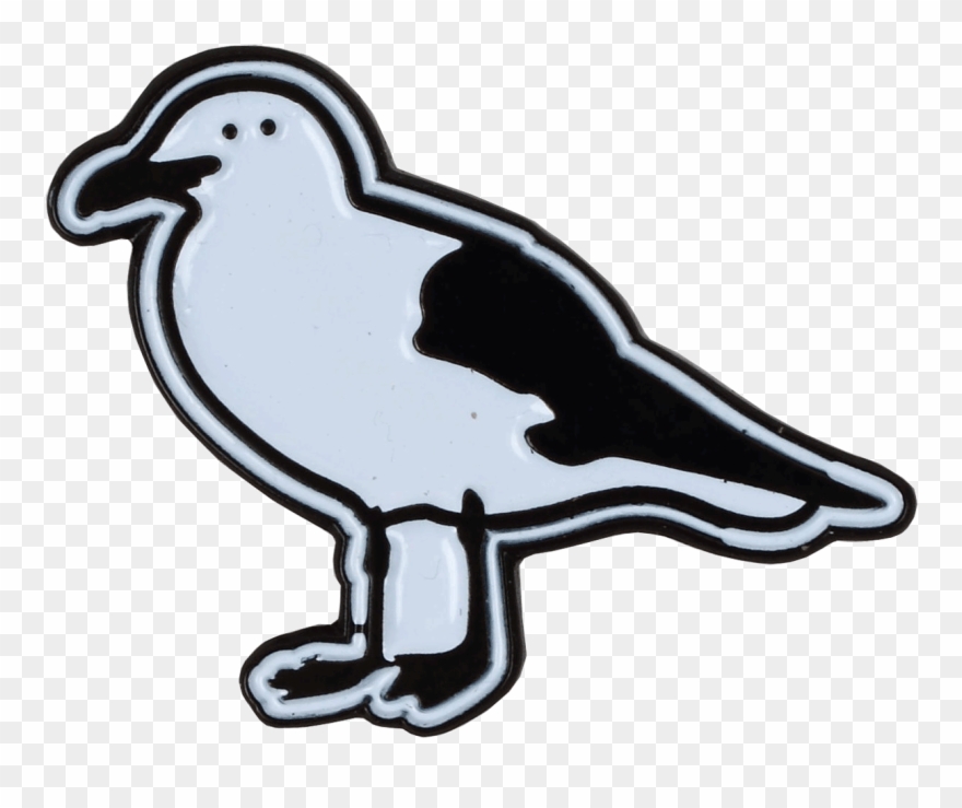 Cleptomanicx Pin Gull - Cleptomanicx Clipart