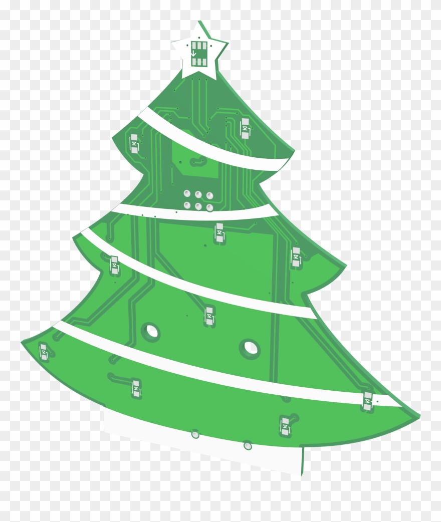 2 Bill Of Materials - Christmas Tree Clipart