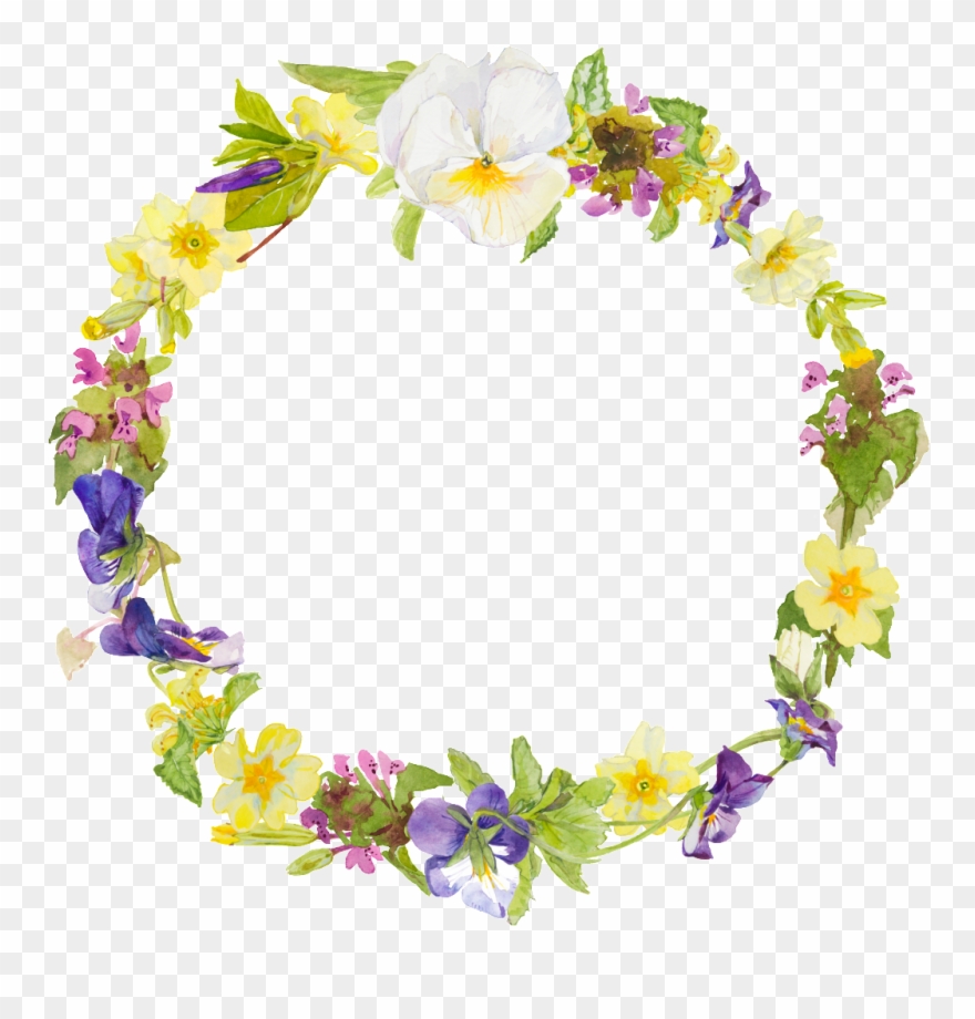 Yellow Delicate Garland Transparent - Vector Graphics Clipart