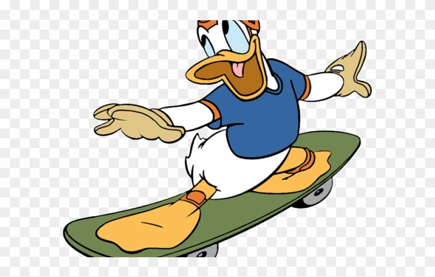 Skateboard Clipart Minnie Mouse - Png Download