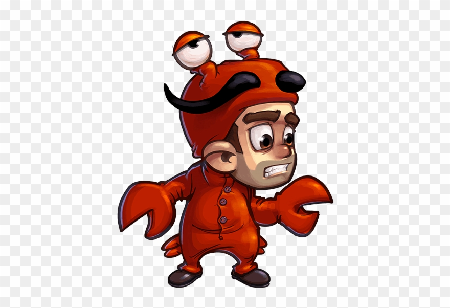 Crab Outfit - Jetpack Joyride Mime Outfit Clipart