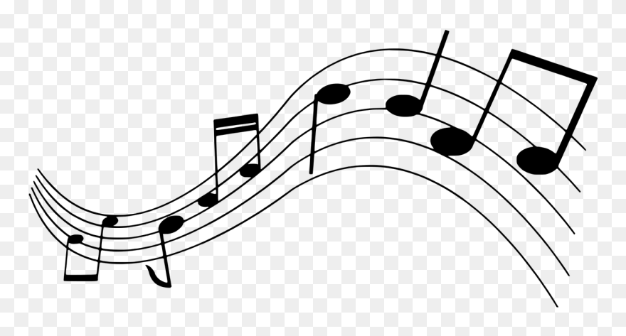 Fíor Chairdiúil - Colorful Transparent Music Notes Clipart