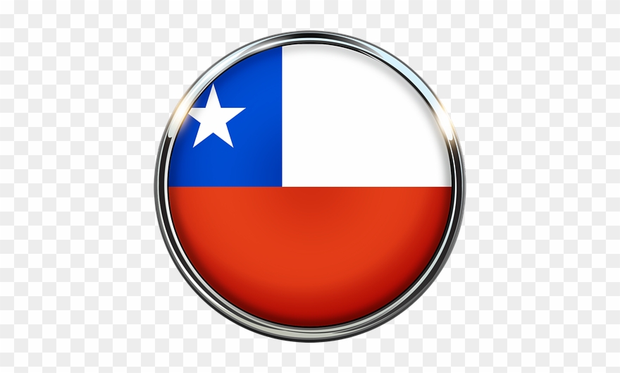 Chile Flag Clipart - Bandera De Chile En Circulo Png Transparent Png