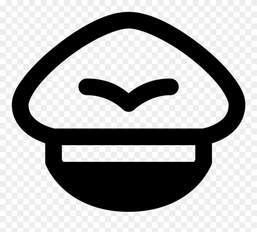Air Pilot Hat Icon - Cap Clipart