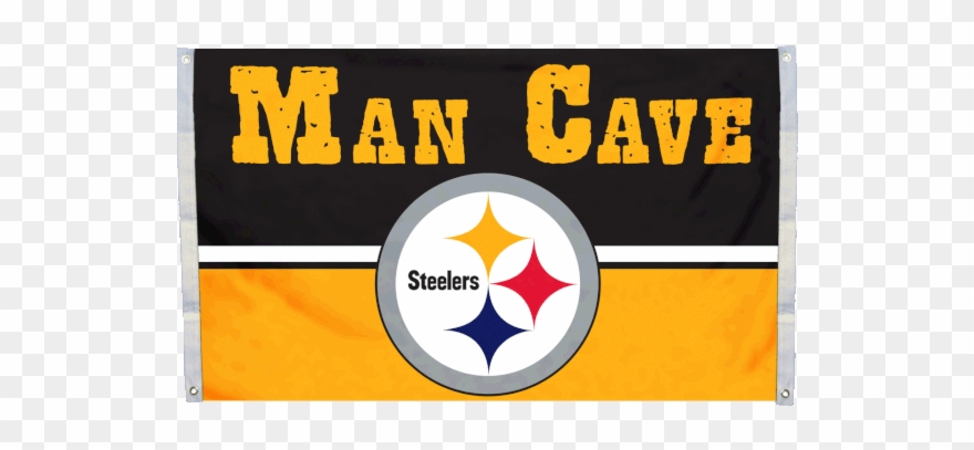 Nfl Pittsburgh Steelers 3x5 Man Cave Flag - Pittsburgh Steelers Clipart