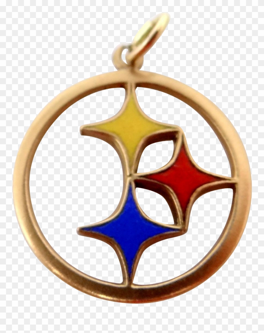 14k Gold And Enamel Pittsburgh Steelers Pendant Or - Pittsburgh Steelers Clipart
