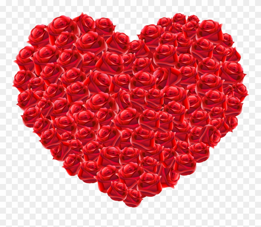 Bunch Of Red Rose Clipart