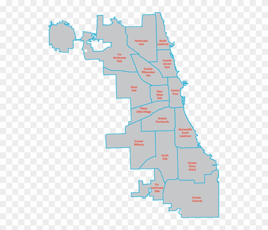 Neighborhoods Now Plans Far - Map Of Chicago Neighborhoods Clipart