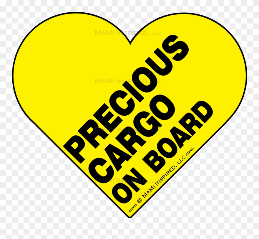 Precious Cargo On Board Babies On Board Baby Wording - Project-based Learning Clipart
