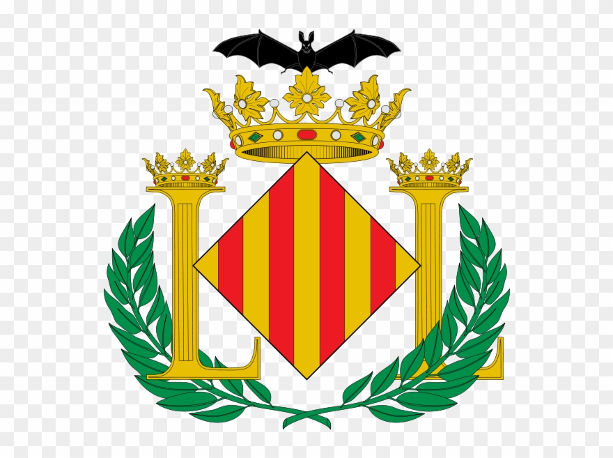 Above Is The Coat Of Arms Of Vincent's Birth Town Of - Valencia Seal Clipart
