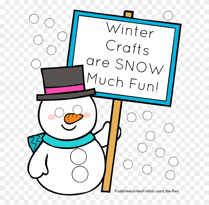 Dot Picture Of Snowman With Graphics From Little Red - Graphics Clipart