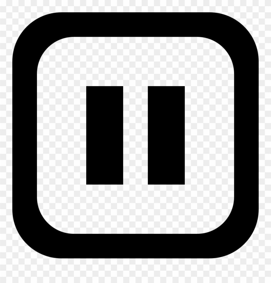Pause Svg Png Icon Free Download Onlinewebfonts - Symbol Clipart