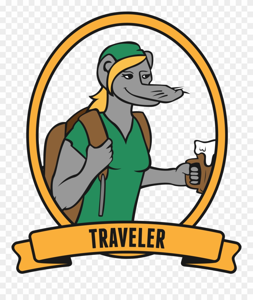 To The Traveler Rate, Adventure Means Trying New Things Clipart