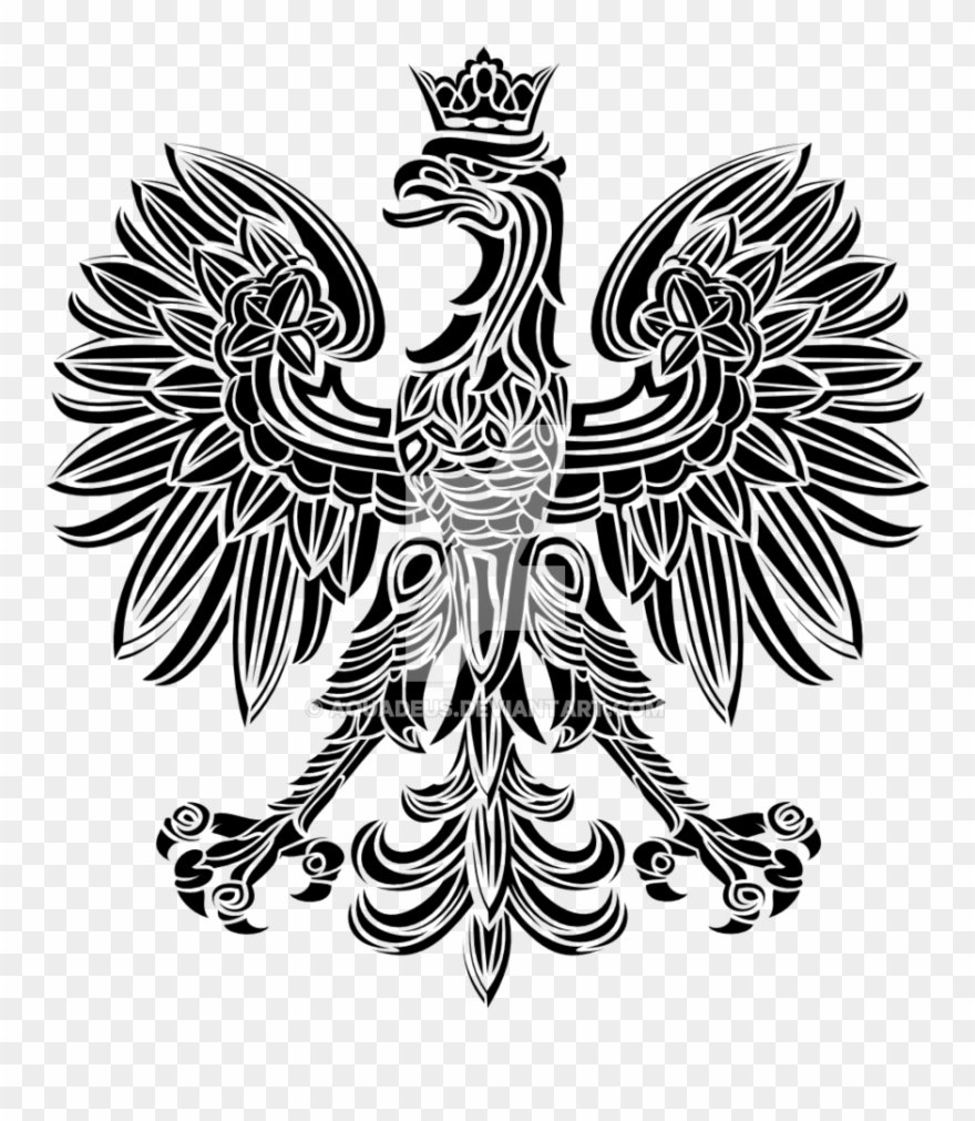 Clip Art Published On June 12th, 2017 Under - Polish Eagle Black And White - Png Download