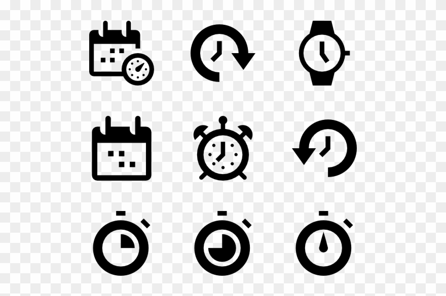 Date And Time - Free Scheduler Icon Clipart