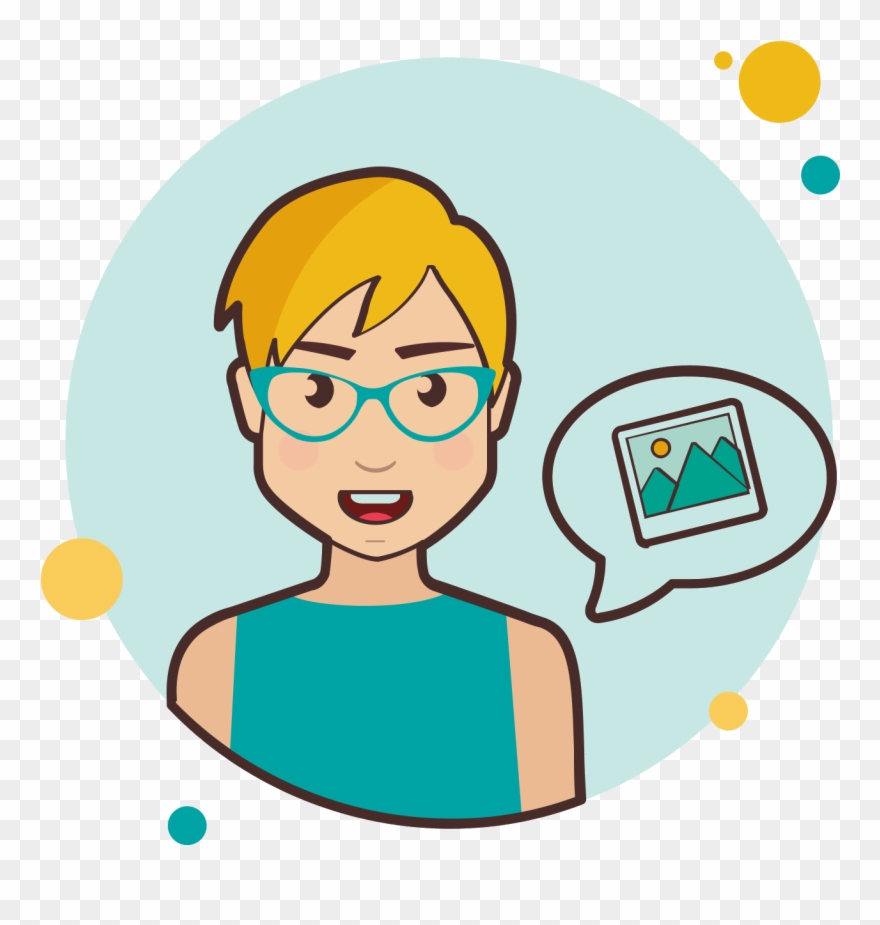 Short Hair Blond Images Icon - Kid Question Png Clipart