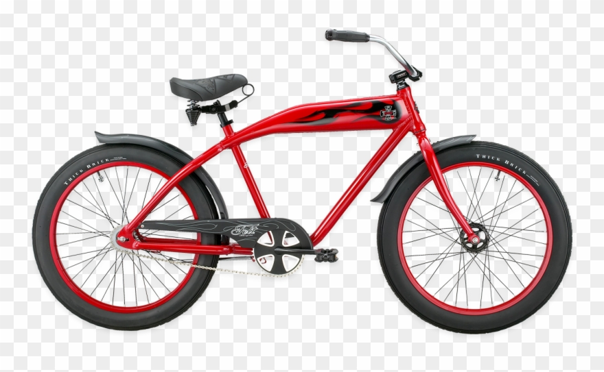 Clipart Black And White Bicycles Usa Baron Huge View - Png Download