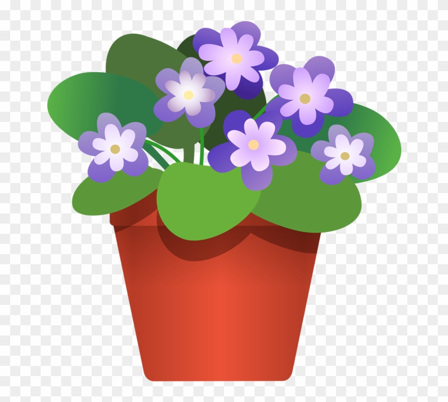 Flower Pot 3 Tree Pinterest Flower Clip Art And Scrapbook - Pot Plant Clip Art - Png Download