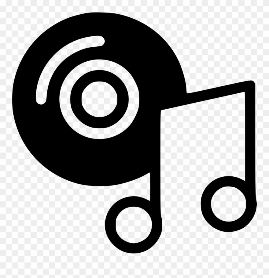 Music Note Cd Dvd Comments - Circle Clipart