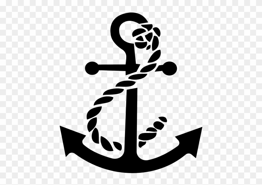 Anchor Rubber Stamp - Anchor Clip Art - Png Download