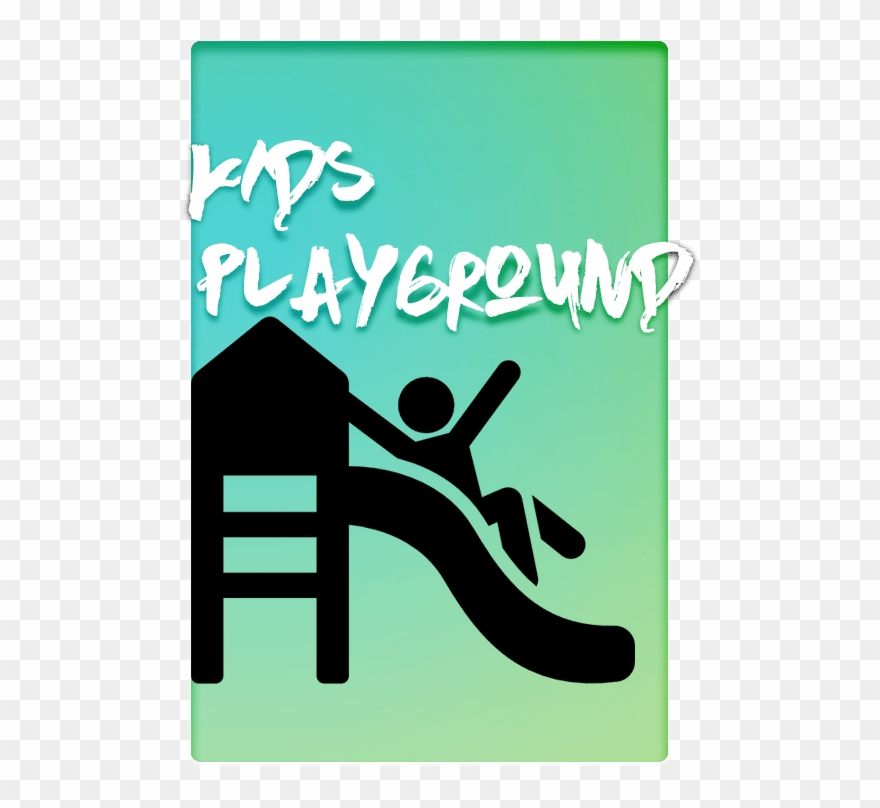 Kids-palyground - Black And White Playground Clipart Png Transparent Png