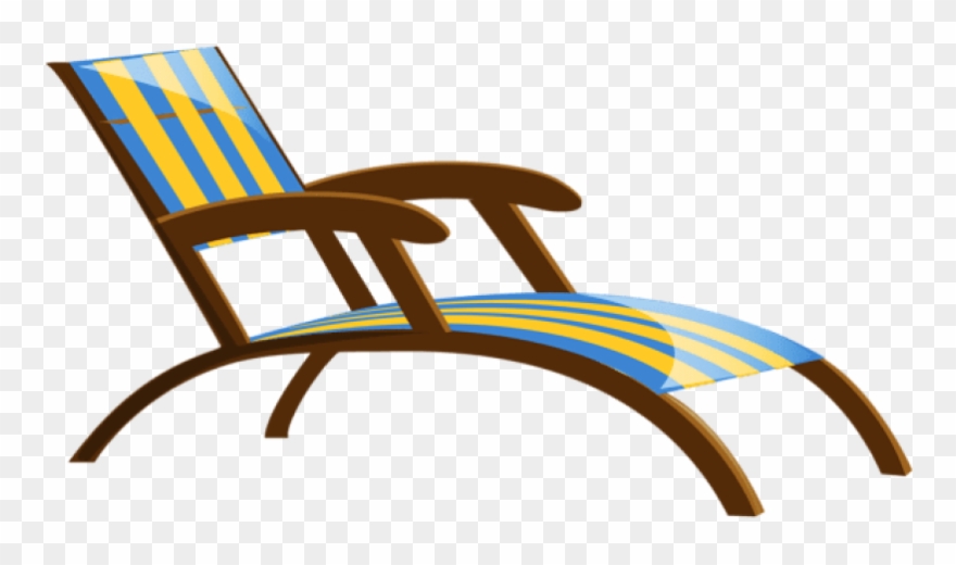 Free Png Transparent Beach Lounge Chair Png Images - Beach Chair Clipart Png