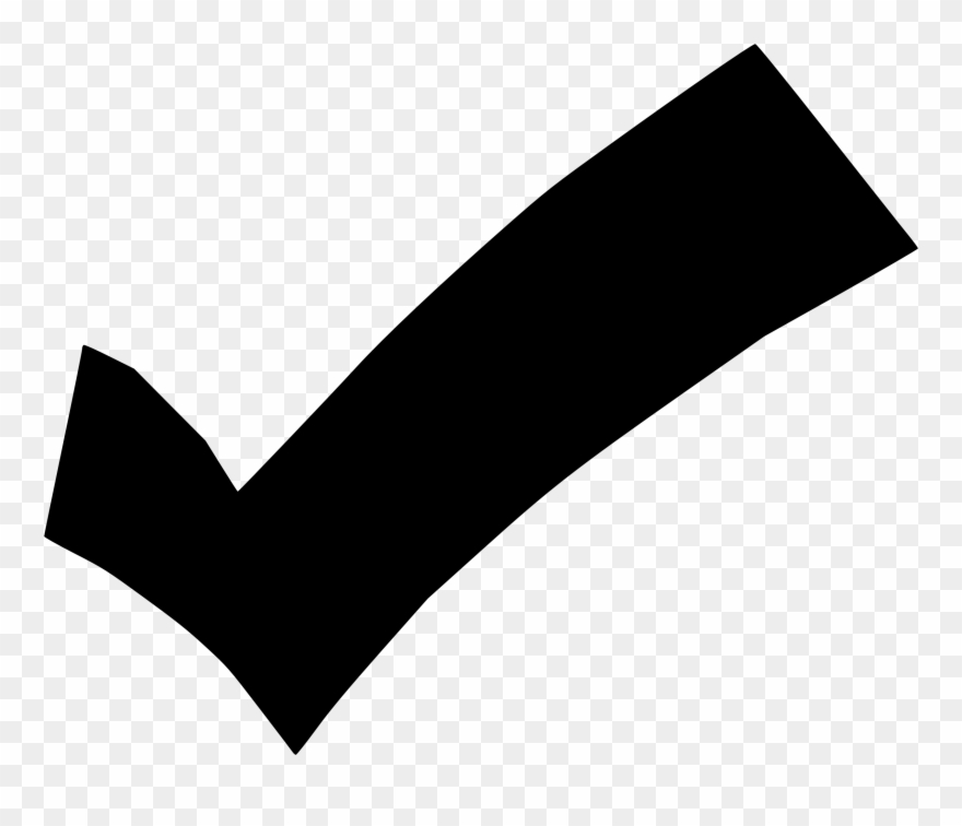 Transparent Stock Checkmark Big Image Png - Check Mark Clipart Black And White