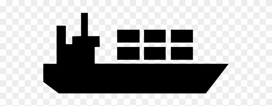 Home - Home - Sea - Cargo Ship Icon Png Clipart