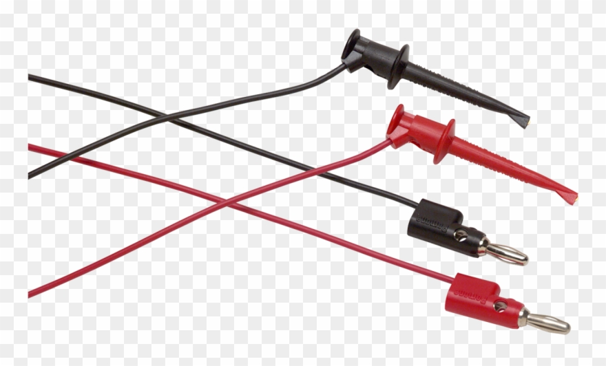 Electrical Clip Automotive Wire - Fluke Tl950 Mini Pincer Test Leads (red - Png Download