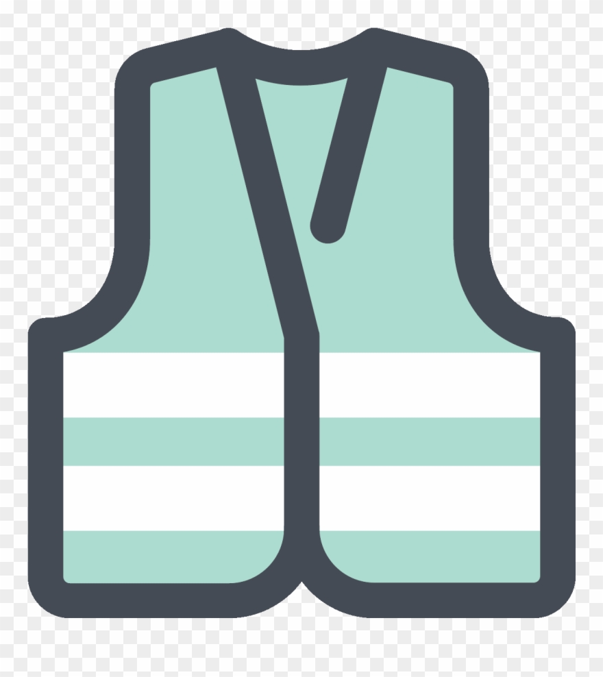 Safety Vest Icon - Vest Clipart