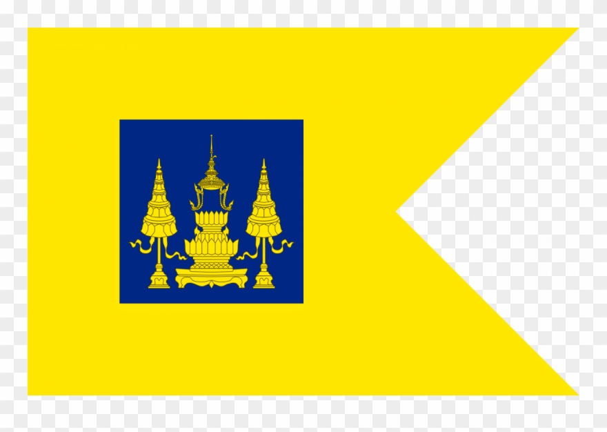 The Standard Of The Senior Members Of The Royal Family - Royal Thai Navy Clipart