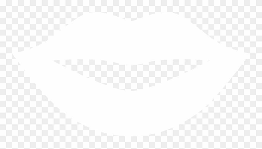 White Lips Icon Png Clipart