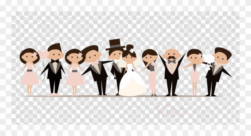 Wedding Group Photos Clipart Wedding Reception Clip - Png Download