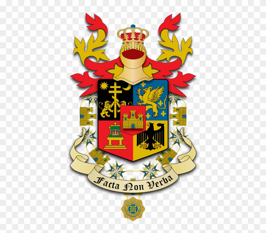 Quarterly, 1, Sable, A Russian Cross Or Supported On - Coat Of Arms Clipart