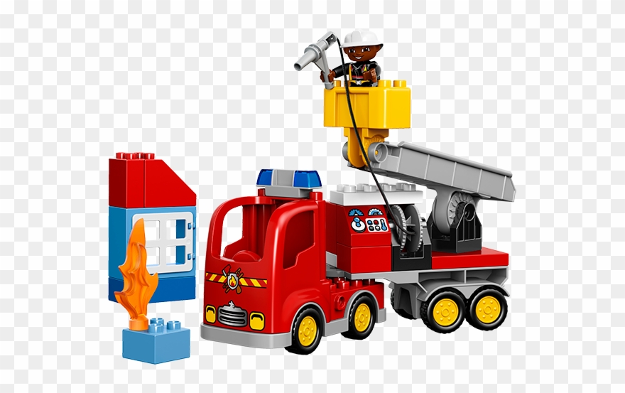 Duplo 10592 Fire Truck, , Large - Duplo Lego Fire Engine Clipart