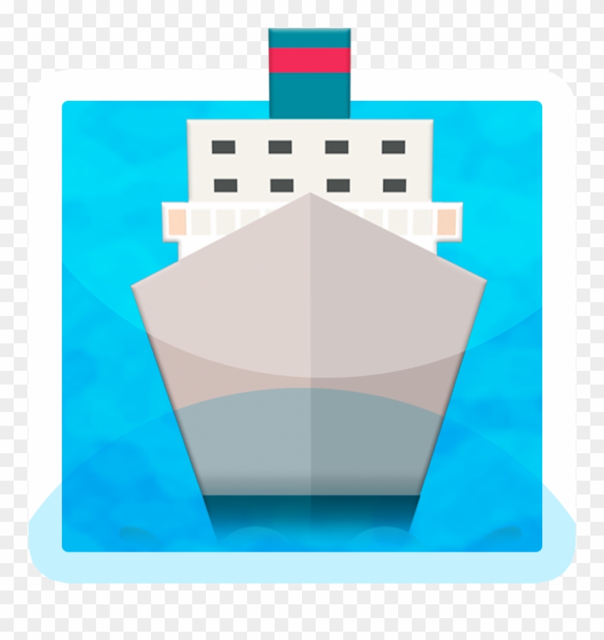 Crowded Port - Cruiseferry Clipart