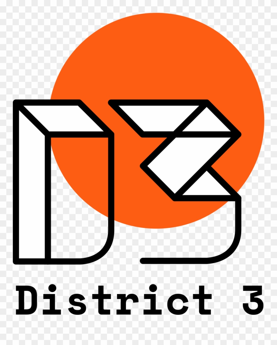 Logo Of District - District 3 Logo Clipart