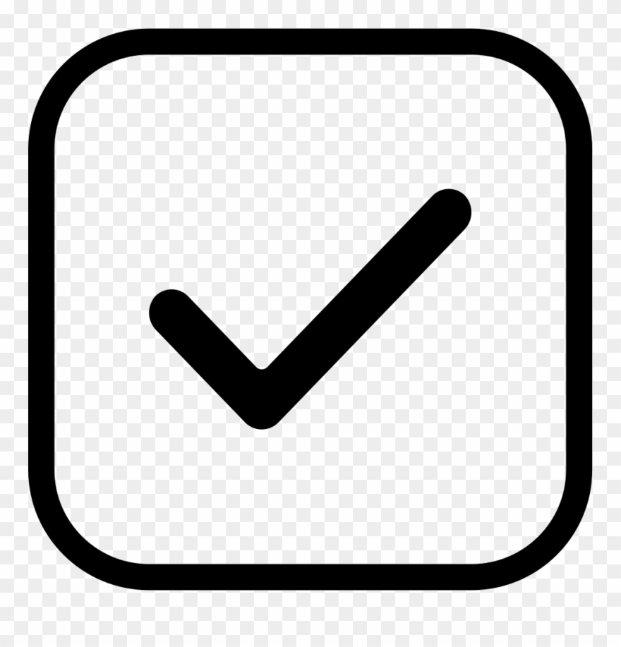 Checked Checkbox Icon Clipart